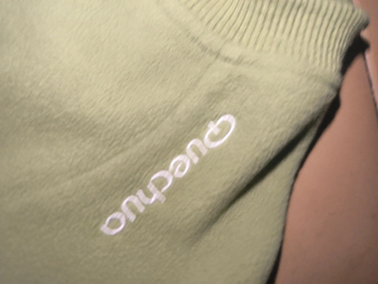 Lightweight fleece sweater Queshua women L light green hiking trekking outdoor – photo 3